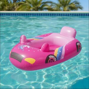 Bote inflable auto de carrera