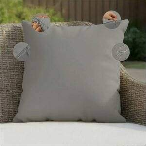 Almohadón 40x40 cm impermeable para exterior