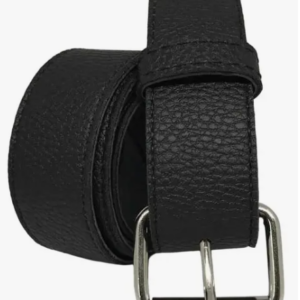 Cinturon Mujer Ecocuero Hebilla Plata