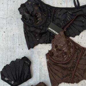 Conjunto encaje y aro Andressa