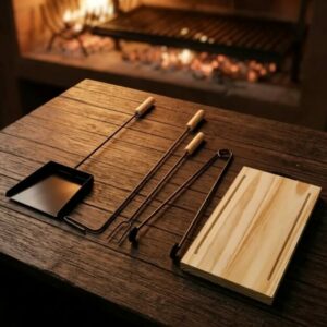Juego Asador Kit Parrilla X5