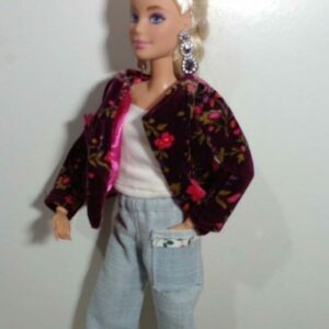 Conjunto Saco + Top + Pantalón para muñeca