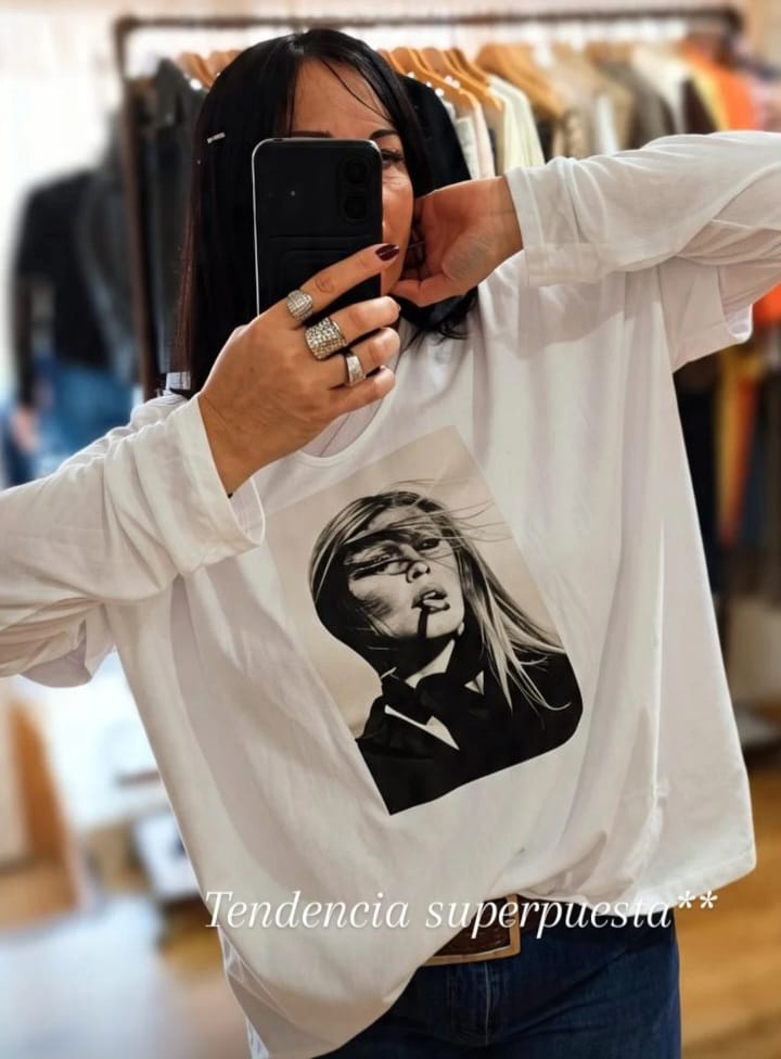 Remera oversize talle XXL