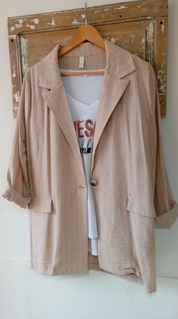 Blazer Jacinto a Rayas