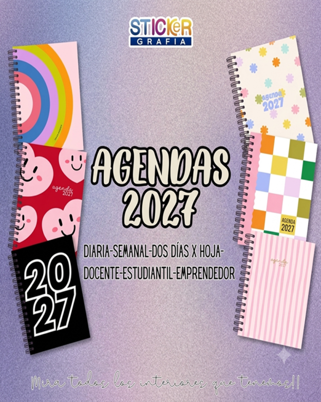 Agendas 2027 Anilladas Personalizadas