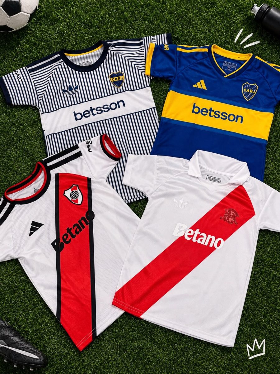 Camisetas de Boca Juniors y River Plate (Variedad de Modelos)