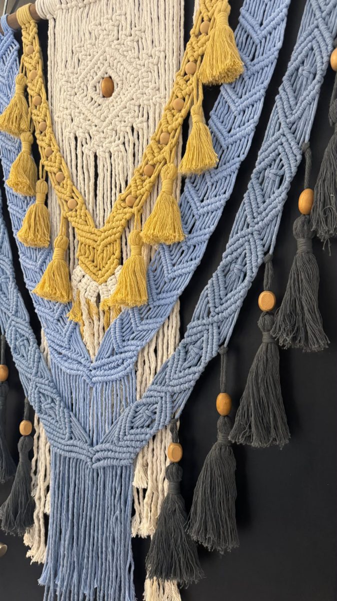 Tapices artesanales en macramé por unidad - Imagen 3