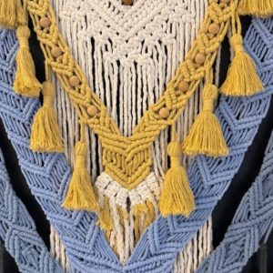 Tapices artesanales en macramé por unidad